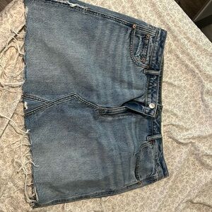 American eagle jean skirt